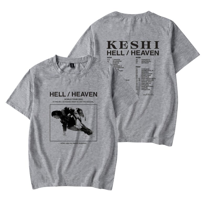 Keshi The Hell/Heaven 투어 Merch 티셔츠, 2022 월드 투어