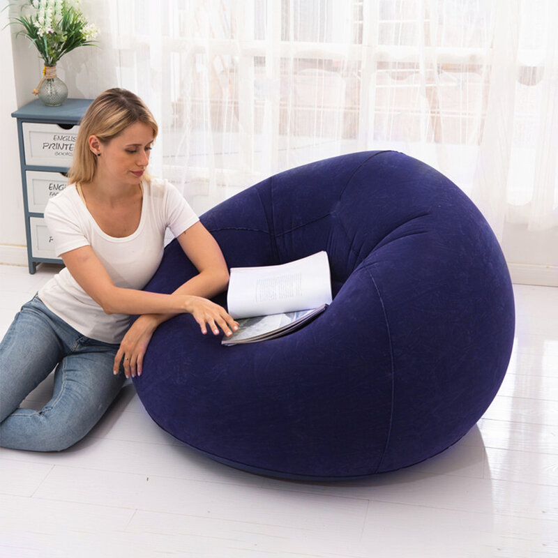 Lounger Bean Bag Chair divano lavabile Ultra Soft camera da letto reclinabile soggiorno confortevole decorazione della casa divano pigro gonfiabile