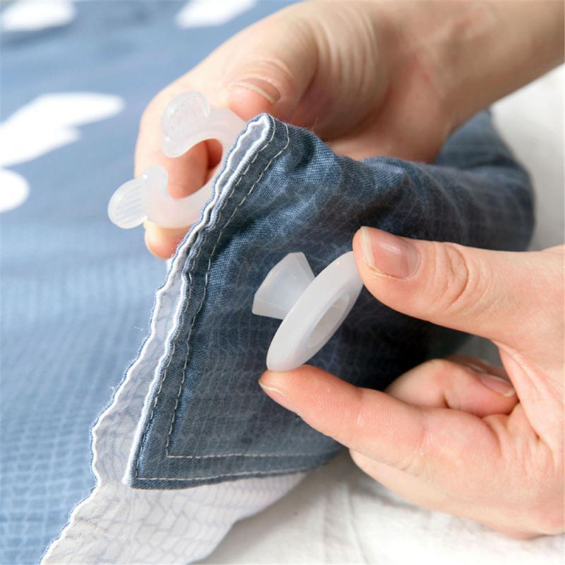 Slip-resistente Nordic Quilt Clip para lençol, cobre fixador, prendedor titular, Stand Blanket, Blanket Gripper, Clothes Peg, Clip