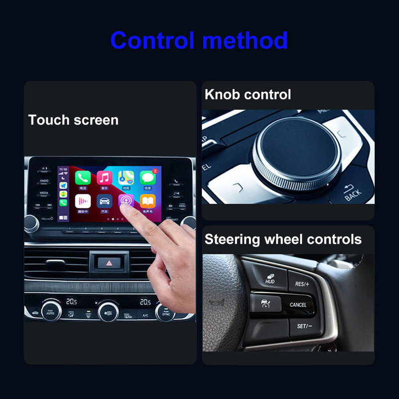 Reproductor Multimedia para coche, dispositivo inalámbrico con Carplay, GPS, con cable, Ai Box Mini, Android 11, Apple
