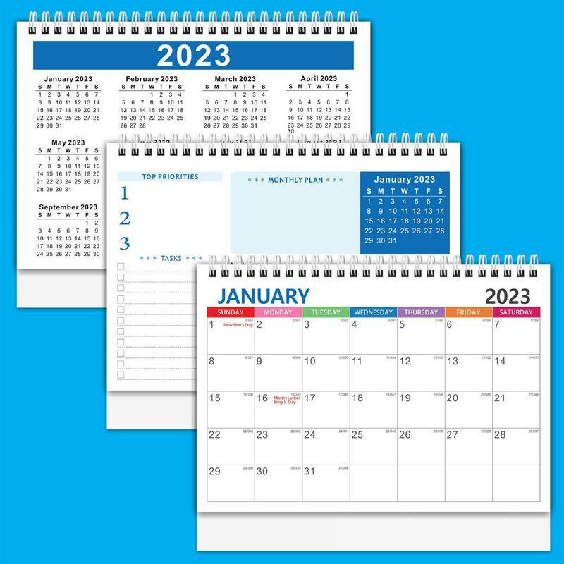 2023 calendario da tavolo calendario da parete Planner da Jan. 2023 Dec. 2023 calendari inglesi perfetti per la pianificazione e l'organizzazione del tuo