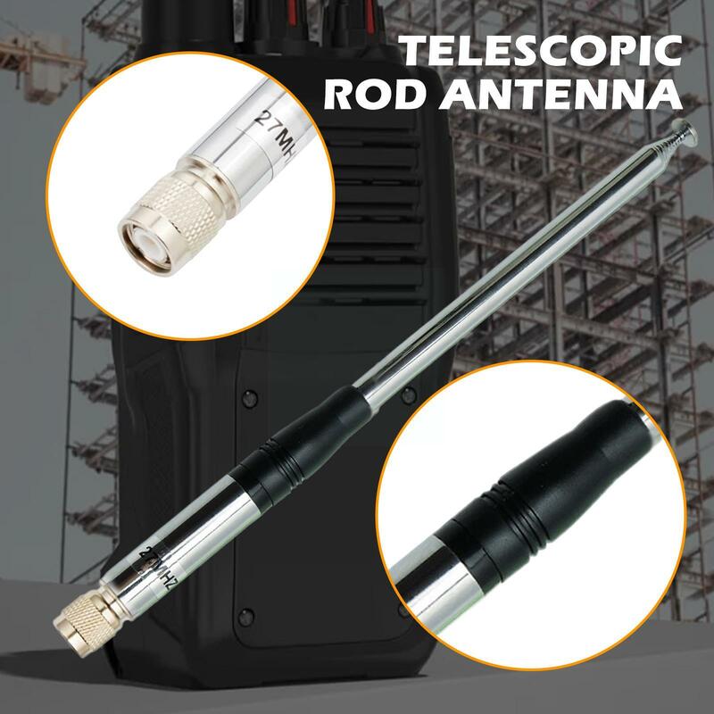 Cb 27mhz Tnc złącze antenowe 9 Cal do 51 Cal teleskopowe ręczne Radio antena elastyczna Radio T8s7