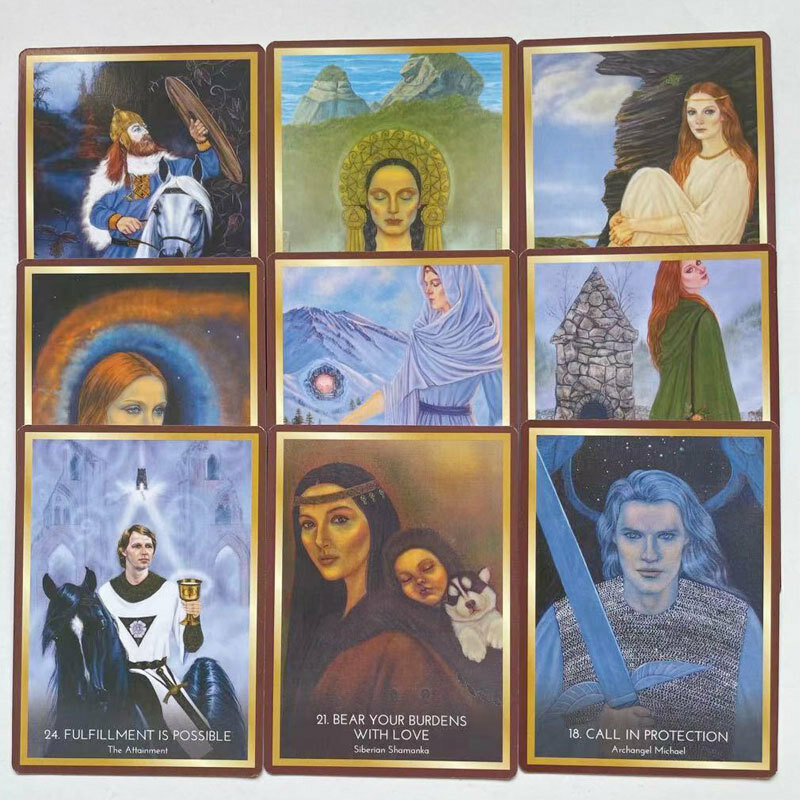 All English Transcendent Journey Oracle Cards Easy Tarot Deck Guidance of Fate Family Friends Party Board Games