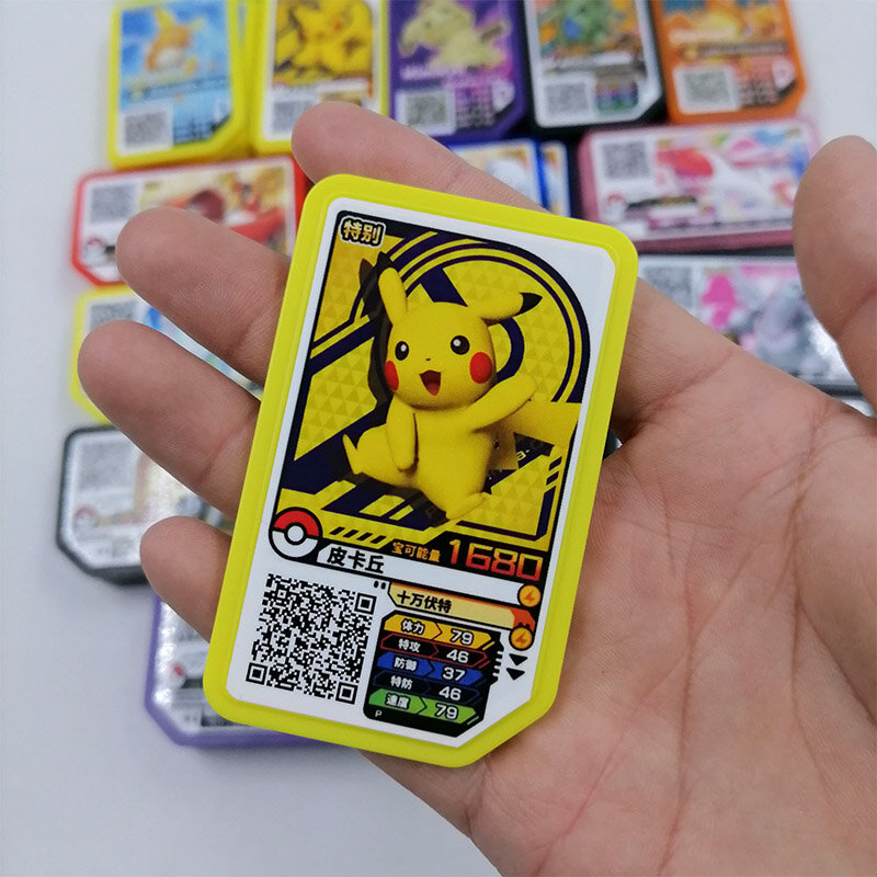Juego de Arcade Pokémon Pocket Monster Ga ole, juego de cartas QR P, Legend de campaña, Palkia, Dialga, Colección especial de discos Gaole