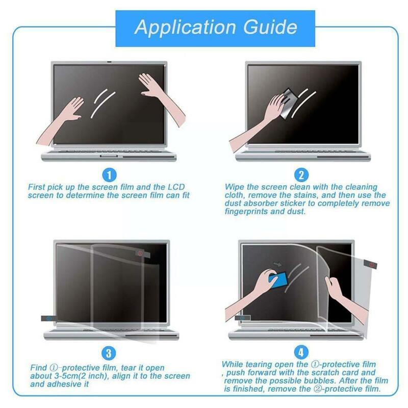 14 Polegada anti-risco protetor de tela transparente para apple macbook 14/16pro a0j4