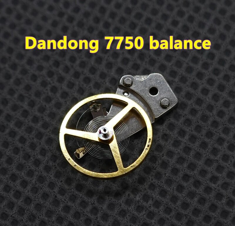 Movimiento del reloj rueda de equilibrio piezas de reloj para china shanghai y Dandong 7750 7753 movimiento de reloj piezas de reparación de reloj reemplazar