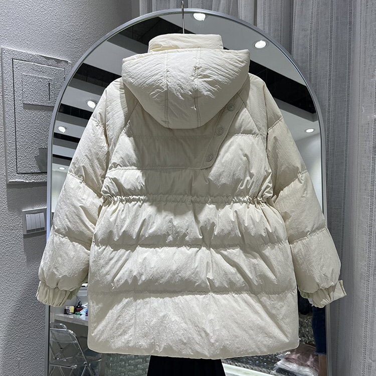 Nowa damska długa kurtka puchowa Casual Style jesienne zimowe płaszcze i parki damskie znosić
