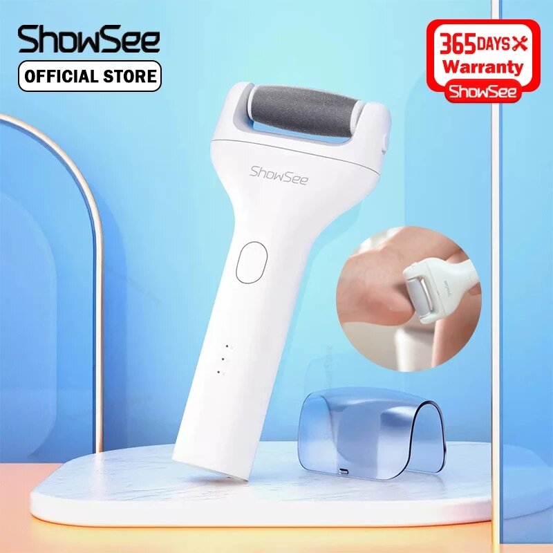 Xiaomi Showsee-Lima eléctrica para pies, removedor de callos al vacío, herramientas profesionales de pedicura, lijadora eléctrica para pies, B1-W para el cuidado de la piel