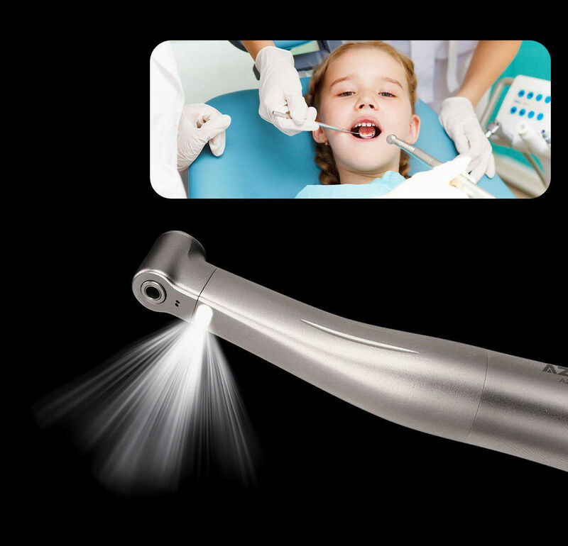 Стоматологический низкоскоростной наконечник, волоконно-оптический наконечник, светодиодный контр-угол 1:5 1:1 20:1, стоматологический высокоскоростной наконечник со светодиодом