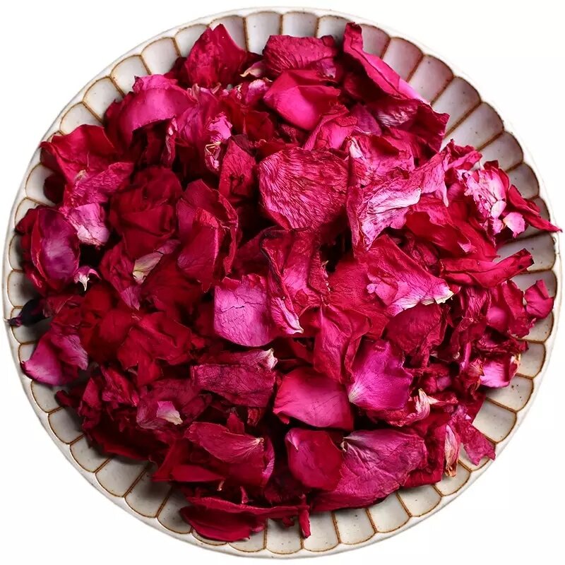 Pétales de roses séchées de haute qualité, 100g, fleurs sèches, en vrac
