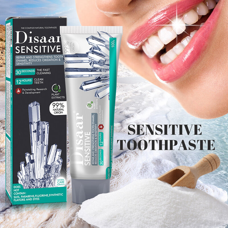 Pasta de dientes blanqueadora, removedor de manchas de dientes, protección de cavidad, pasta de dientes para respiración fresca y dientes blancos