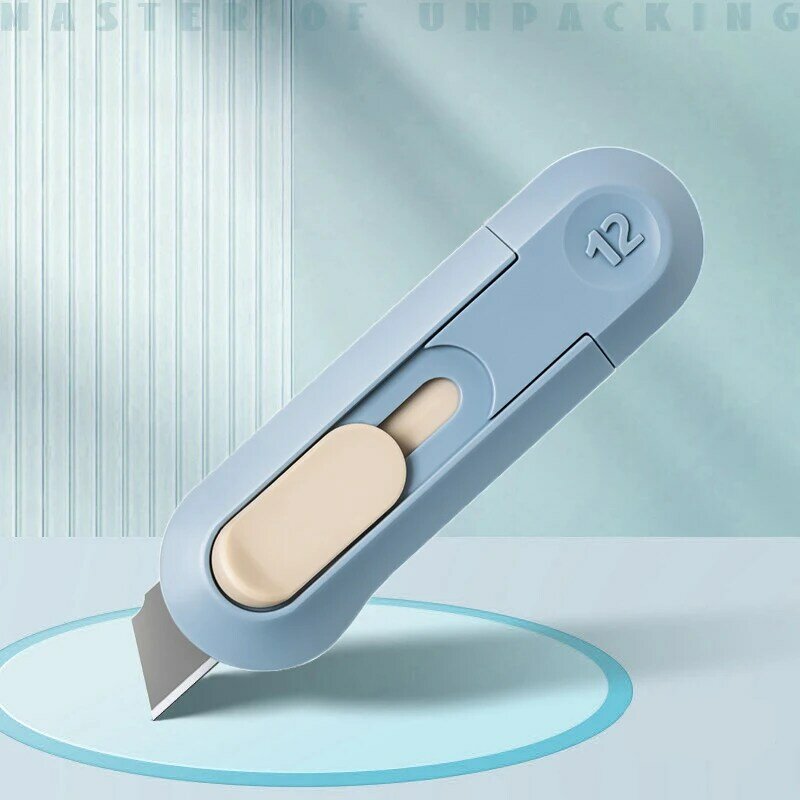 سكين جيب سكّين متعدّد الاستخدامات كاواي القرطاسية سكين للفرد Kawaii مكتب الملحقات السيارات التراجع قطع أونبوكسينغ مكتب مدرسة