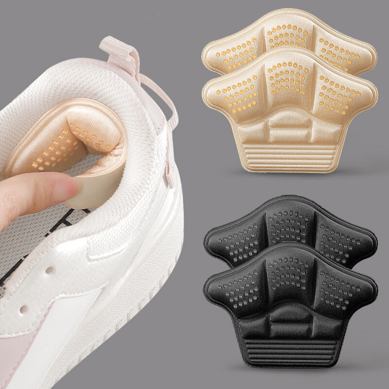Youping-almohadillas de tacón de 4 piezas para zapatos deportivos, parche adhesivo para la espalda, plantilla de cojín, Protector de talón para aliviar el dolor de los pies