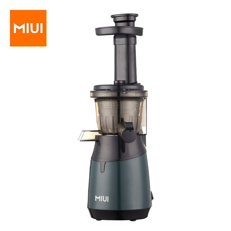 MIUI-Mini exprimidor eléctrico de frutas y verduras, máquina extractora de prensa en frío, sin filtro patentado