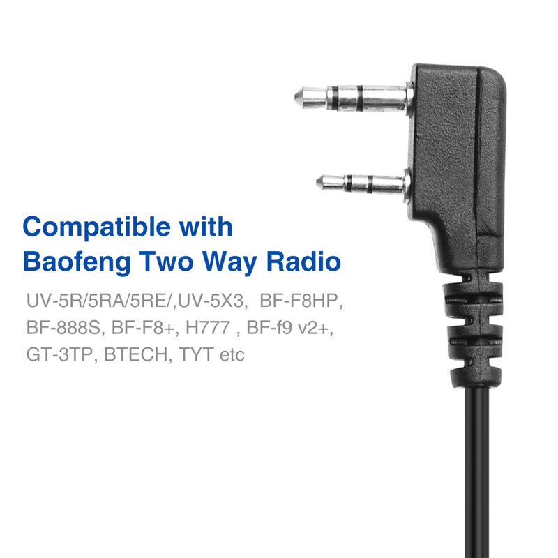 Nuovo Originale Baofeng Walkie Talkie Microfono Portatile A Due Vie Radio Speaker Mic Auricolare Per UV-5R UV-5RE Più 3R + B5 B6 6R 888S
