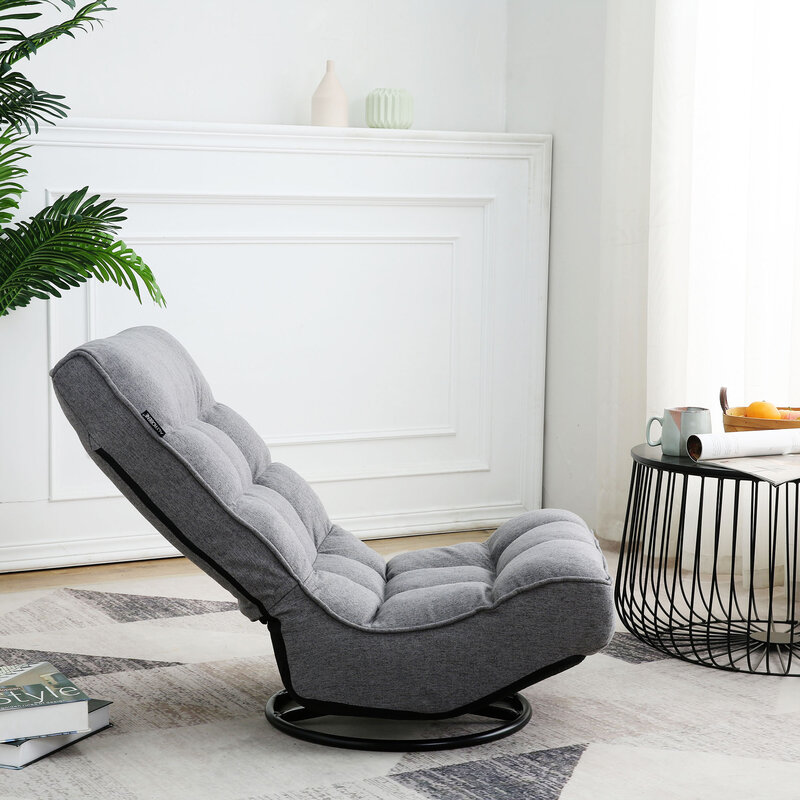 La sedia per divano pigro con schienale regolabile girevole a 360 gradi per adolescenti e adulti la sedia per videogiochi può essere posizionata in camera da letto, soggiorno