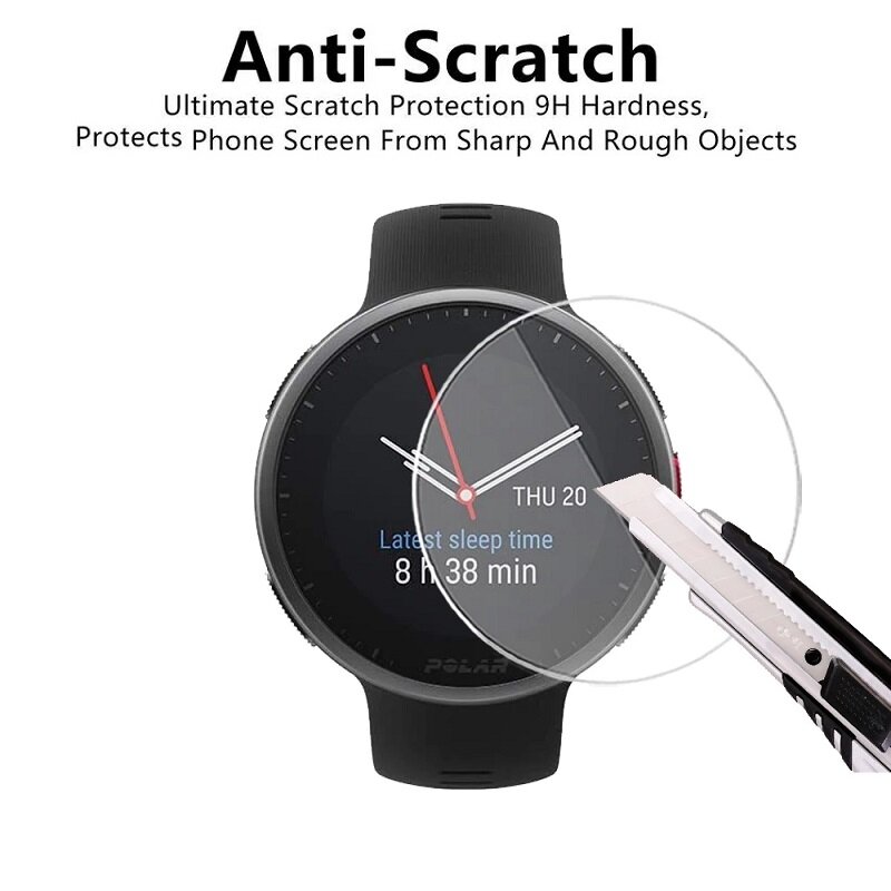 Szkło hartowane dla Polar Vantage V2 V M2 M Polar Ignite 2 Grit X Unite folia zabezpieczająca ekran folia Smartwatch akcesoria