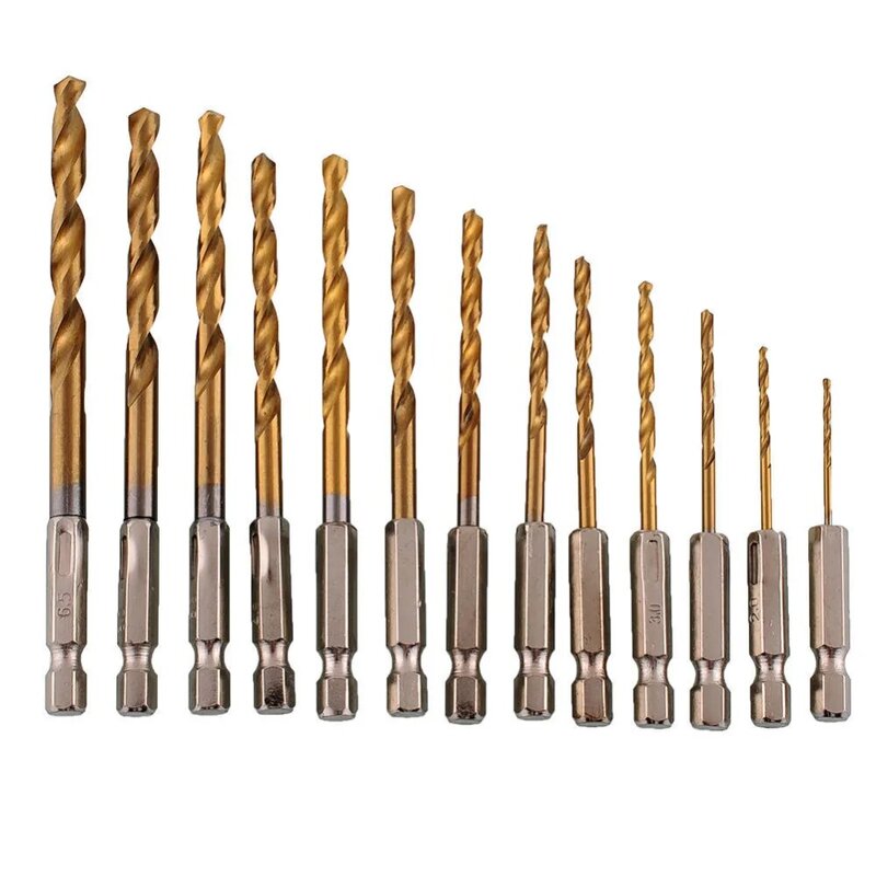 Hexagon shank drill twist drill electric screwdriver  electric screwdriver electric batch drill bits for metal drill bit set