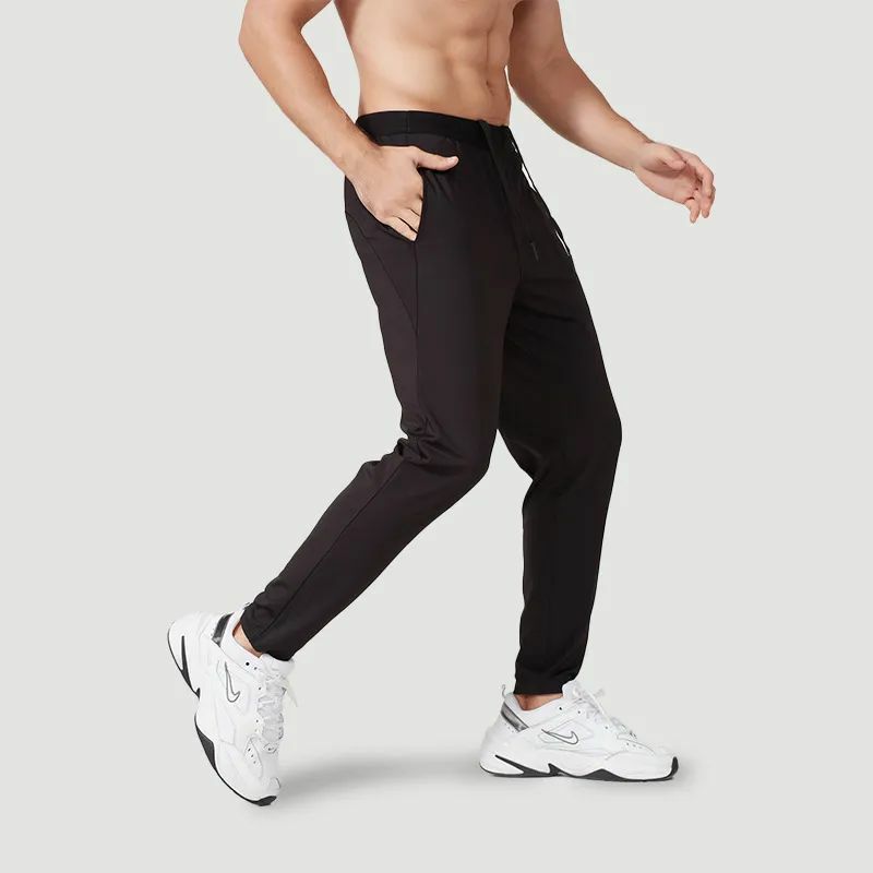 Grandi pantaloni sportivi alla caviglia elastico traspirante tinta unita Slim Fit pantaloni da jogging maschili pantaloni sportivi Casual escursionismo campeggio