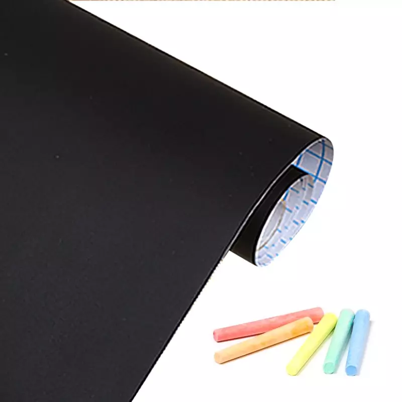 Self-Adhesive Removable Blackboard Chalkboard Message Board Wall Paper Decal Sticker for Office Home School Supplies 60x200cm
