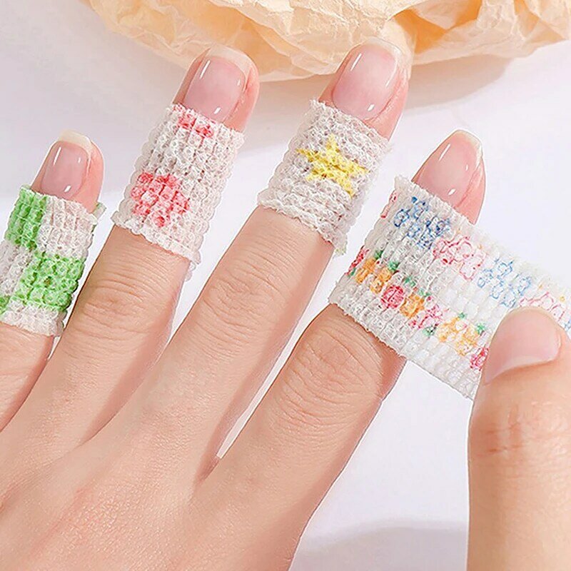 Nail Finger Protection Bandage, Cute Flex, Anti UV, Non-Woven Manicure Tool, Envoltório respirável, Fita auto-adesiva, Fornecimento de esportes, 2m, 4m
