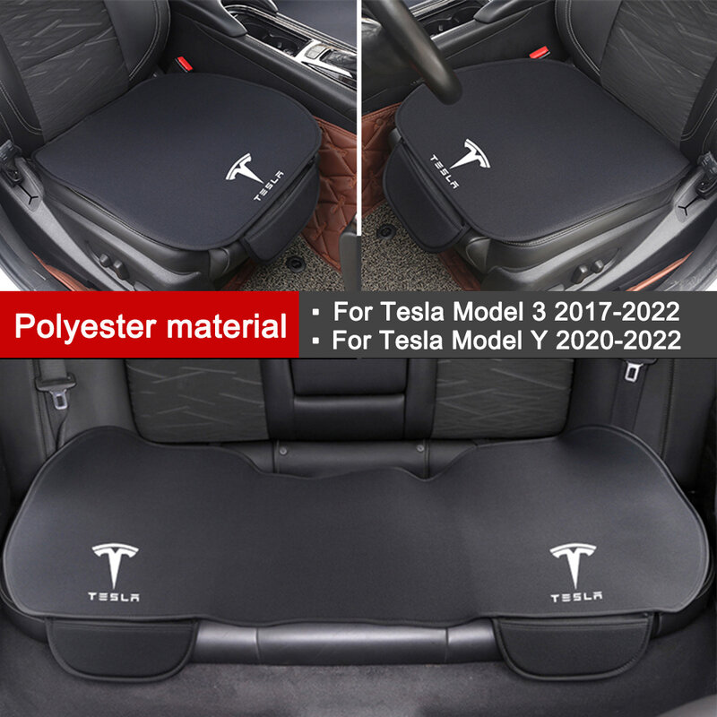 2021 New Tesla Car Seat Cover For Tesla Model 3 Accessories Model Y Seat Covers Front and Rear Seat Cushion Model3 Car Interior