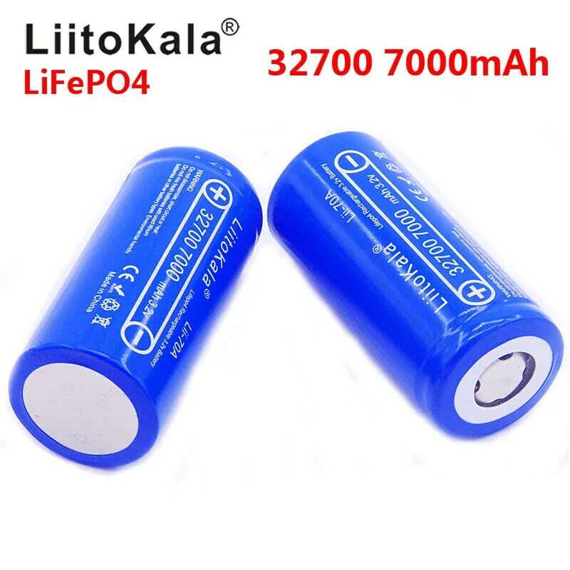 LiitoKala – batterie Lifepo4, 2022, Lii-70A, 3.2V, 32700 mAh, 35a, décharge continue maximale 55a, haute puissance, marque, nouveauté 7000