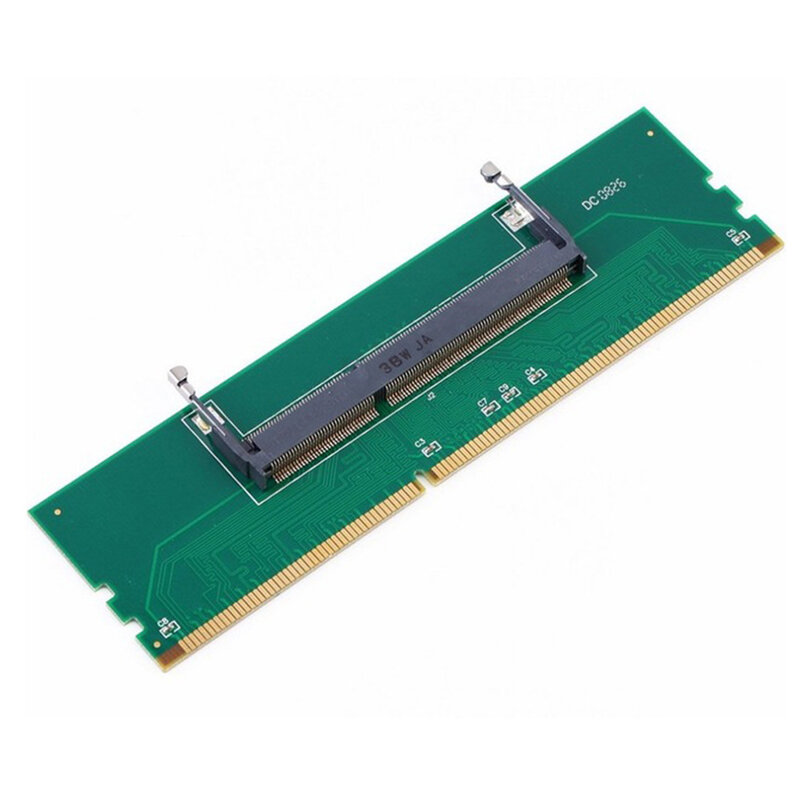 DDR3 حاسوب محمول إلى ذاكرة عشوائيّة للحاسوب المكتبي بطاقة محول 200 دبوس SO-DIMM إلى PC 240 دبوس DIMM DDR3 ذاكرة عشوائية RAM موصل محول