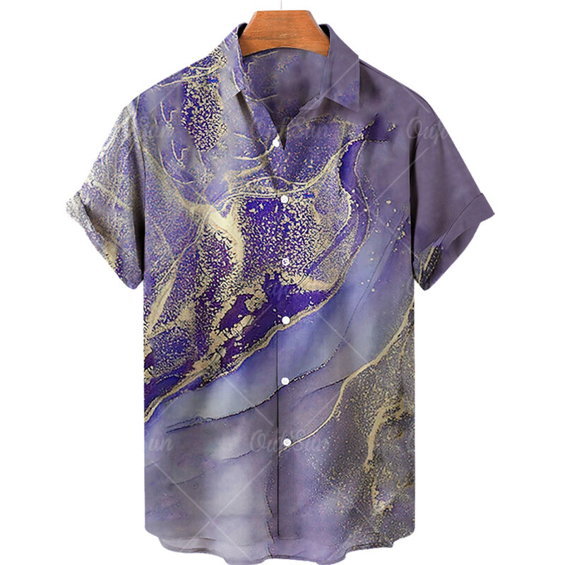 Рубашка унисекс, 2022, крутая гавайская рубашка с абстрактным принтом и 3d принтом, мужская рубашка в стиле ретро, Повседневная дышащая рубашка с короткими рукавами