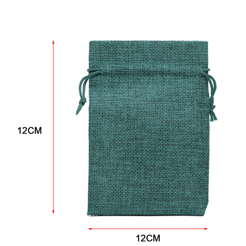 Trekkoord Natuurlijke Jute Zak Jute Gift Bags Multi Size Sieraden Verpakking Bruiloft Zakken Met Snoep Zak Keuken Produceren Zakken