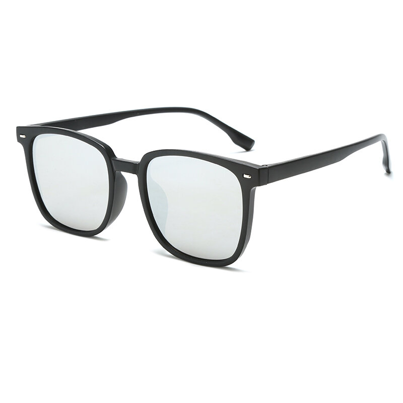 Photochromic Blue แว่นตา PC กรอบ Anti Blue Light การปิดกั้นรังสีแว่นตากันแดด Unisex Trend แว่นตาล้างเลนส์