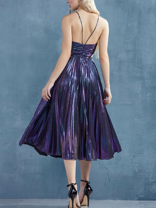 PLEINDI Luxus Abendkleider V-ausschnitt Asymmetrische Lange Ärmeln Boden-Länge Chiffon 2022 Neue von Geraffte Exquisite Prom Kleid