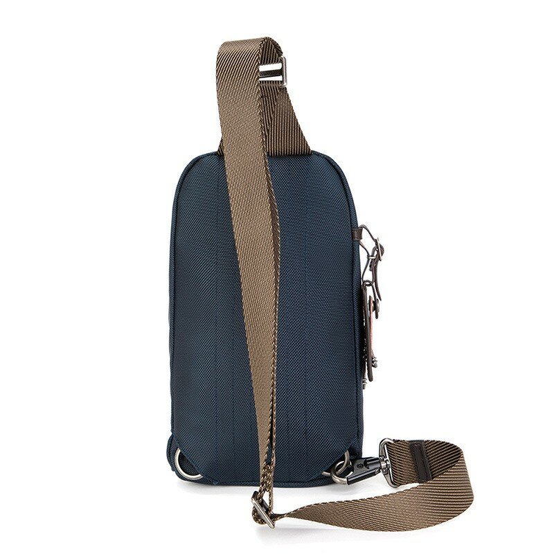 2223402 messenger single shoulder bag men's chest bag ballistic nylon fashion leisure travel bag