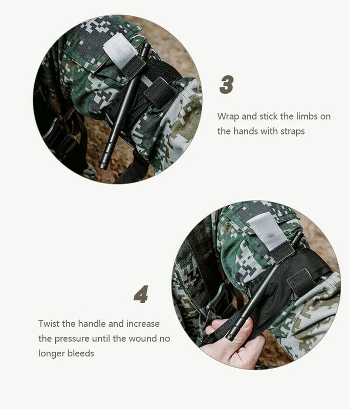 Kit de primeiros socorros de emergência torniquete sobrevivência ao ar livre tático militar sangramento arnês bandagem tesoura conjunto engrenagem tática