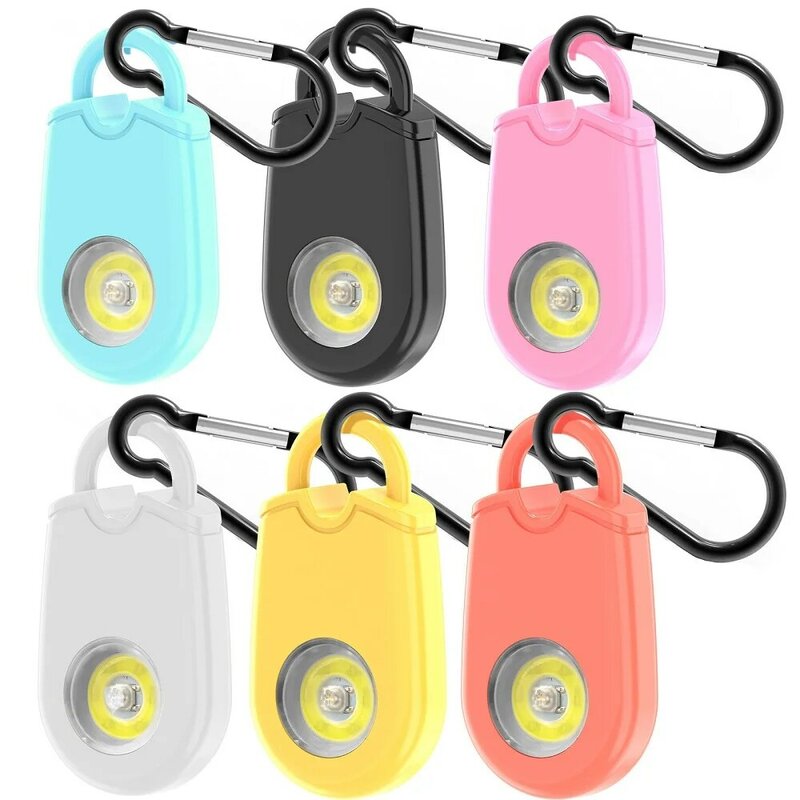 LED Light Personal Alarms Personal Security Keychain Alarm Self Defense Siren Safety Alarm for Women Keychain