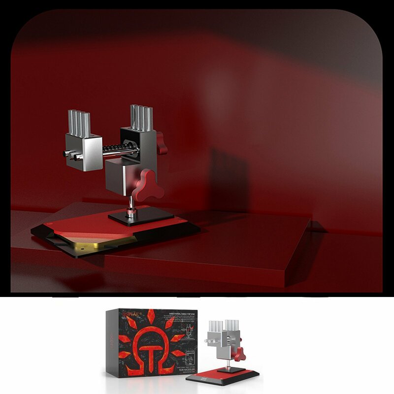 DSPIAE AT-TV Craft เครื่องมือ Directional ตาราง-Vise สำหรับ Modeler Bench Vise Universal เครื่องมือชิ้นส่วน90*65*67ซม.