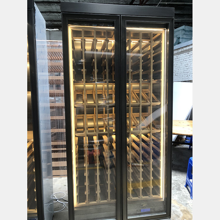 Keep Constant temperature luxury stainless steel cooler Whiskey and wine Display cave