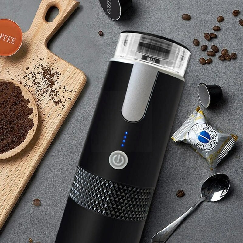 Portable Wireless Electric Coffee Machine Built-In Coffee Car Automatic Maker Fully Home Rechargeable Battery Travel Outdoo S8J9