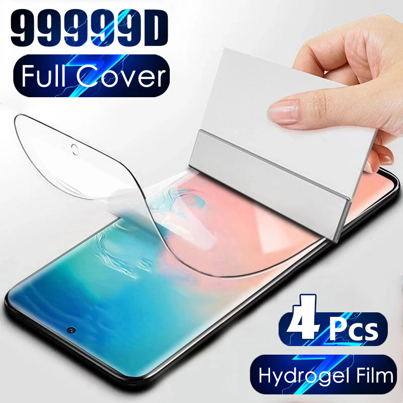 Protector de pantalla de Hidrogel, película protectora para Samsung Galaxy A51, A71, A52, A72, A53, A73, A21, A31, A12, A52s, A32, A33, Note 9, 10, 20, 8