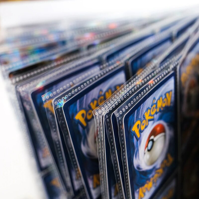 3D Holographic Binder Shiny Folder Pikachu Charizard Notebook Game Card Collection Toys Pokemon 2022 New 432pcs Large Card Album