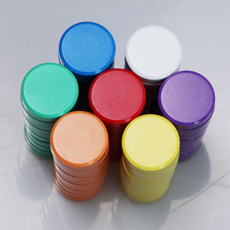 24 stücke Farbige Runde Tafel Aufkleber Kühlschrank Magneten für Schule