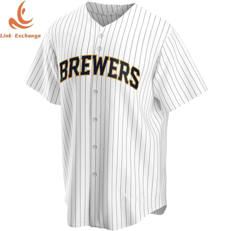 Top Quality New  Milwaukee Brewers Men Women Youth Kids Baseball Jersey Christian Yelich Stitched T Shirt