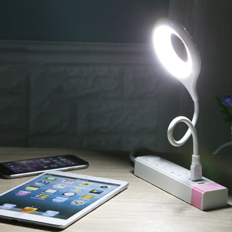 Suchme USB LED 테이블 램프 휴대용 학생 독서 공부 플러그인 책상 램프 눈 보호 침실 캠핑 야외 밤 30