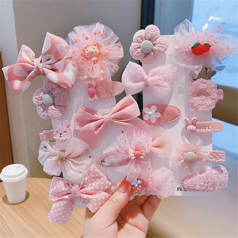 Sweet Gifts Children Barrettes Snap Hair Clips Kids Baby Hair Clips Flower Barrettes Hair Accessories Kids Hairpins