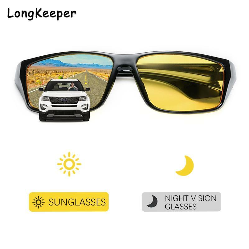 Nowy przeciwodblaskowy noktowizor kierowca samochodu gogle mężczyźni okulary do jazdy nocą ulepszone światło gogle okulary UV400 Sport Accessries