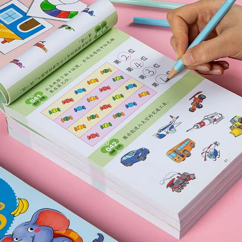 306 perguntas para todo o cérebro das crianças pensando desenvolvimento formação quebra-cabeça livro concentração formação para crianças pequenas
