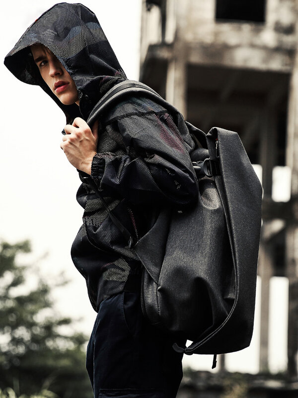TANGCOOL 22 Fashion Multifunctional Waterproof Laptop Backpack Men Charging Travel Bag Large Capacity USB Waist Bag Shoulder Bag