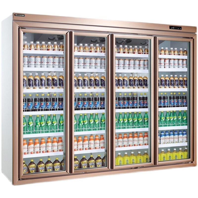 Commercial refrigerated display cabinet supermarket freezer showcase