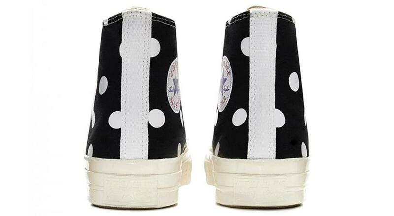Original Converse relax Play Polka Dot Chuck Taylor All Star 70 High Black Skateboarding sneakers classic cool flat canvas Shoes