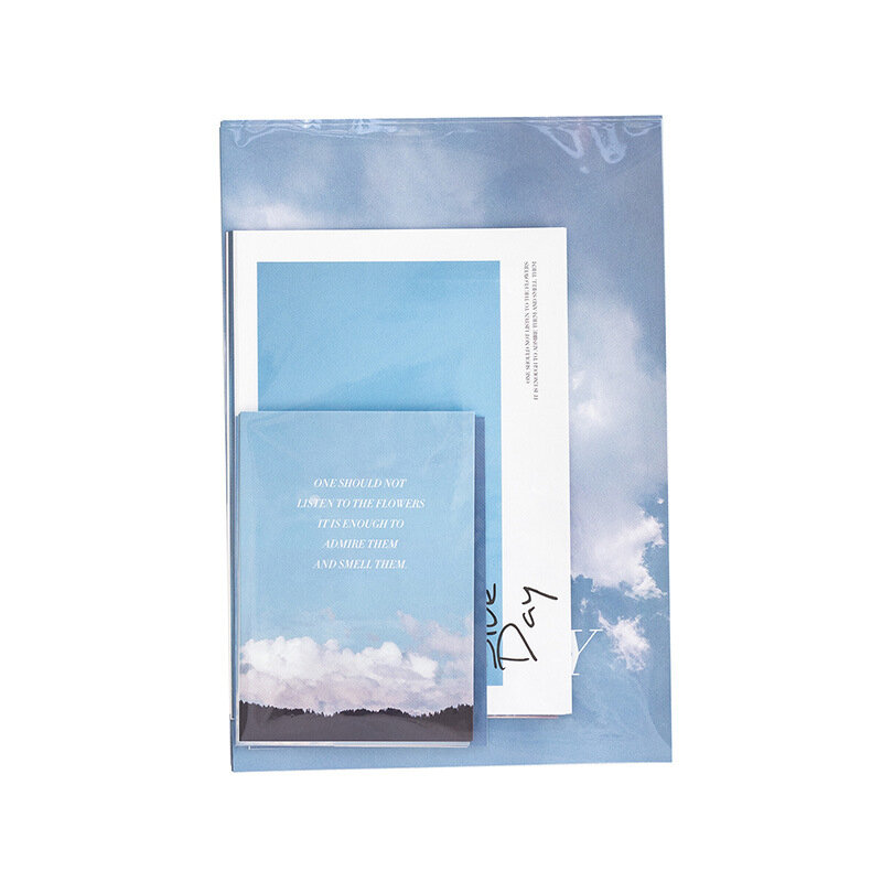 40 folha fresca feminino cenário série envelope papel mensagem papel mão conta decoração cartão envelope combinação conjunto